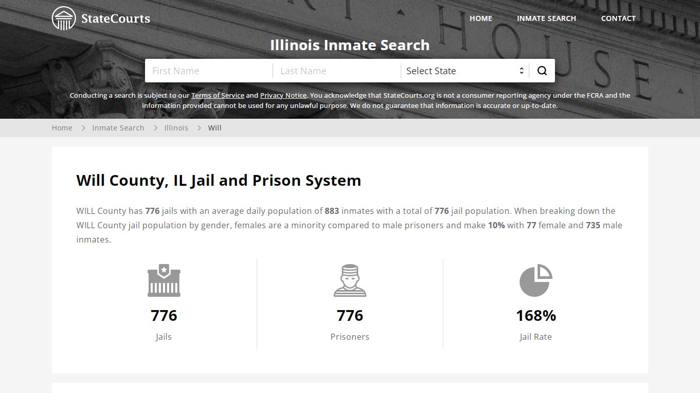 Will County, IL Inmate Search - StateCourts